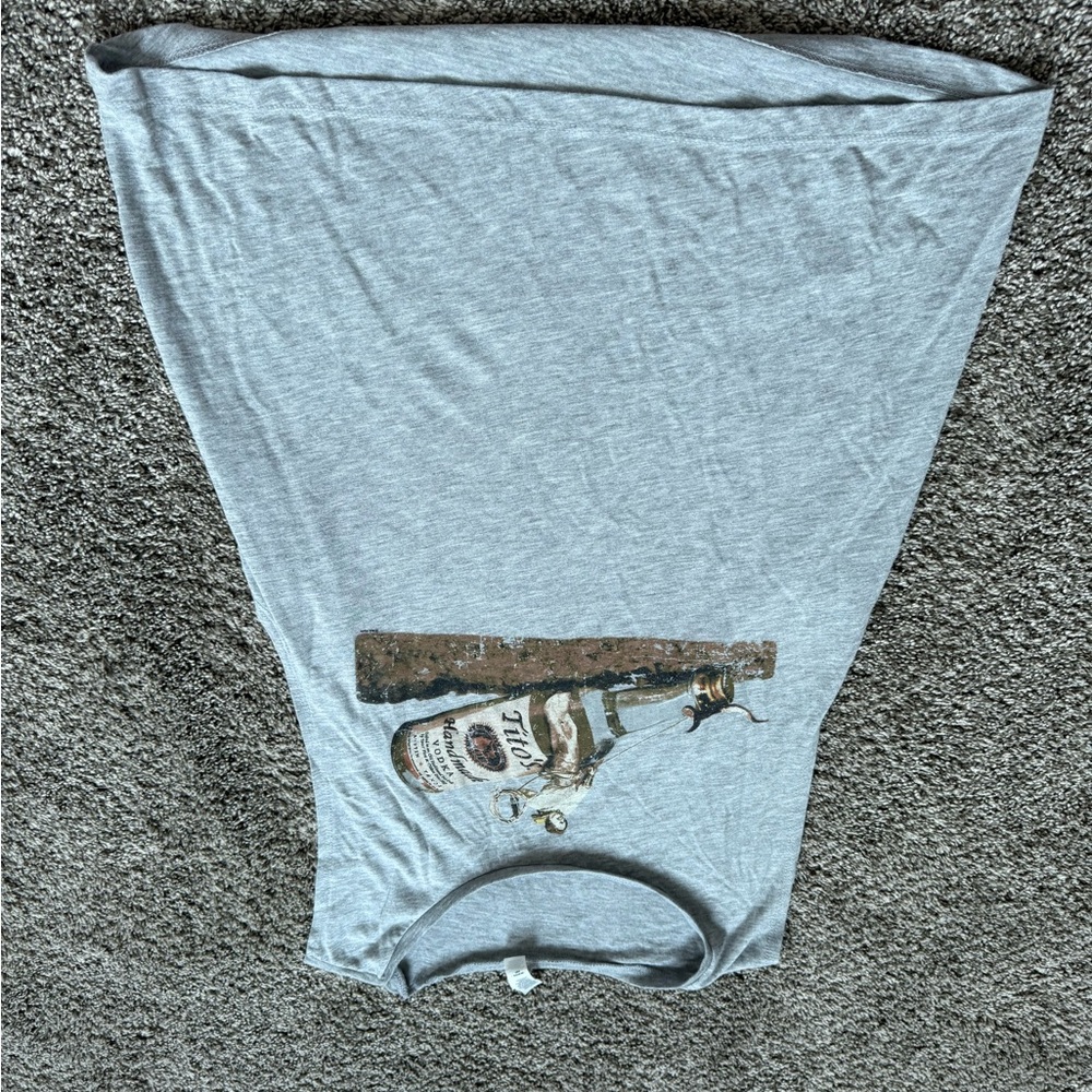 Abella Gray Casual T-Shirt